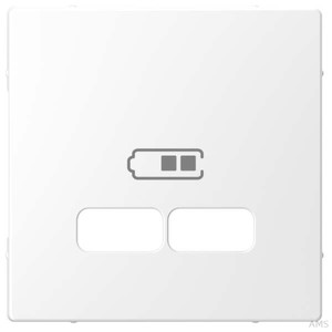 Merten Zentralplatte lotos-ws für USB Ladest. Einsatz MEG4367-6035