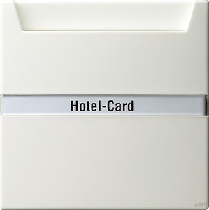 Gira 014040 Hotel Card Taster mit Beschriftungsfeld S Color Reinweiß