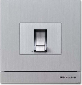 Busch-Jaeger Zutrittskontrolle außen Edelstahl FingerprintModul 83100/70-660