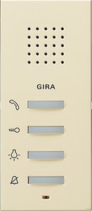 Gira 125001 Wohnungsstation aufputz System 55 Cremeweiß