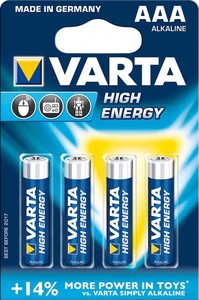 Varta Longlife Power Micro AAA 1,5V Alkali 4903 Blister 4