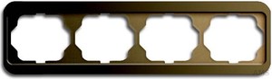 Busch-Jaeger Rahmen 4-fach bronze waagerecht 1724-21