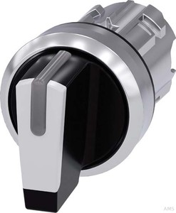 Siemens Knebelschalter schwarz, weiß 3SU1052-2BL60-0AA0