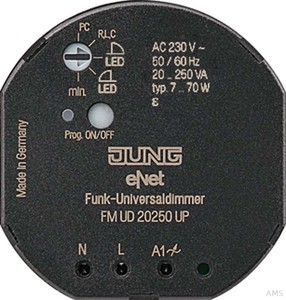 Jung Funk-Universaldimmer FM DU 20250 UP