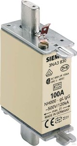 Siemens NH-Sicherungseinsatz G000 100A 500AC 3NA3830