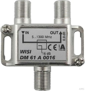 Wisi DM-61 A 0016 Abzweiger, 1-fach, 16 dB