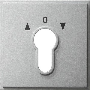 Gira 066465 Abdeckung Schlüsselschalter TX_44 (wassergeschützt unterputz) Farbe Alu