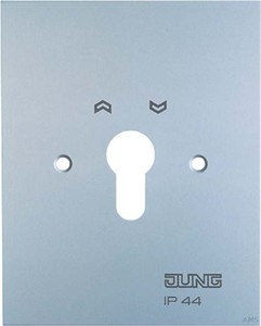 Jung Metall-Abdeckung 125x100mm o. Symbole 6.28 WUG