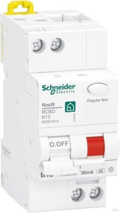 Schneider Electric FI/LS 1P+N, 13A, B-Char. R9D01613