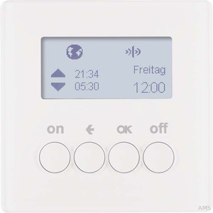 Berker KNX-Funk Zeitschaltuhr polarweiß samt 85745229