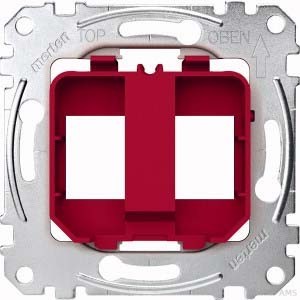 Merten Tragplatte rot für Steckverbinder MEG4566-0006