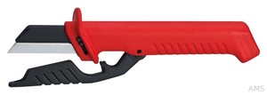 Knipex-Werk Kabelmesser mit Wechselkl. 185mm 98 56 SB