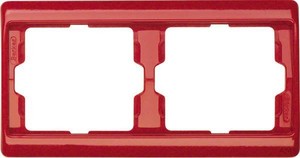 Berker Rahmen 2-fach rot glänzend 13630062