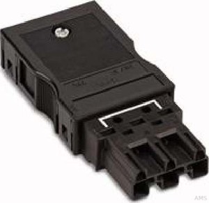 WAGO Stecker 2x0,5-4mmq schwarz 770-113