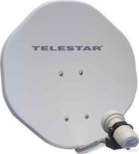 Telestar ALURAPID45 mit Skysingle LNB,beige