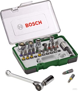 Bosch 2607017160 Mini-Ratschen-Set, 27-tlg.
