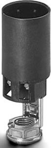 Houben Fassung E14 f.Kerzen sw,65mm,M10x1 109813