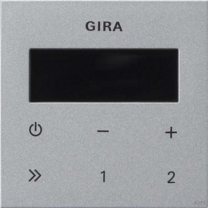 Gira Bedienaufsatz Radio UP aluminium 248026