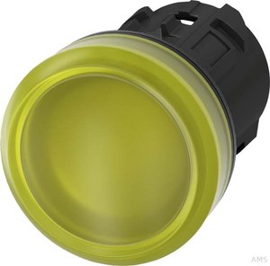 Siemens Leuchtmelder 22mm, rund, gelb 3SU1001-6AA30-0AA0