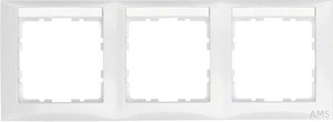Berker Rahmen 3-fach polarweiß/glänzend mit Beschriftungsfeld 10238919