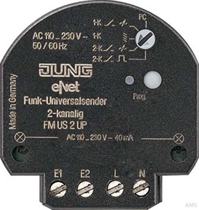Jung Funk-Universalsender 2-kanalig FM US 2 UP