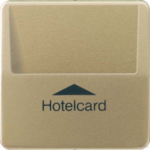 Jung Hotelcard-Schalter gold bronze ohne Taster-Einsatz CD 590 CARD GB-L