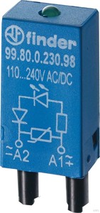 Finder RC-Modul 110.. 230VAC/DC für Fas. 94.82/83/84 99.80.0.230.09