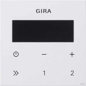 Gira Bedienaufsatz Radio UP reinweiß (rws) 248003