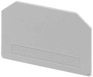 Phoenix Contact Deckel 46x1x28,7mm grau D-MTK
