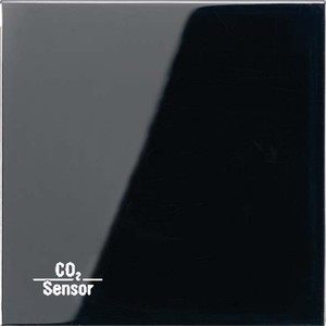 Jung KNX CO2-Sensor, RT-Regler Luftfeuchtesensor schwarz CO2 LS 2178 SW