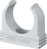 OBO Bettermann Quick-Klemmschelle lichtgrau 2955 M25 (100 Stück)