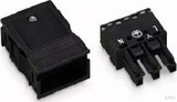 WAGO Buchse 2x0,5-4mmq schwarz 770-103