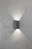Gnosjö Konstsmide LED-Wandleuchte anth/alu Lichtaustr.verstellb 7940-370